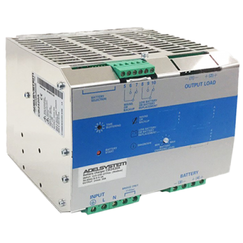 24V 3A DIN Rail 3 Level Battery Charger