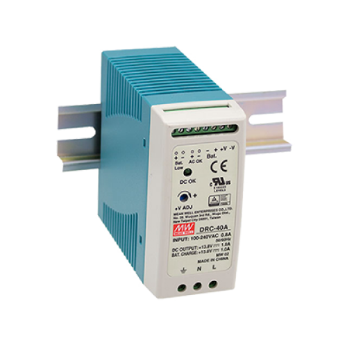 40.02W 13.8V 1.9A DIN Rail Power Supply with Battery Output