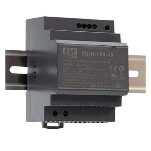 90W 12VDC 7.5A NON-LPS DIN Rail Power Supply
