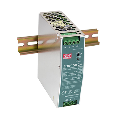 156W 24VDC 0 ~ 6.5A Industrial Din Rail Power Supply