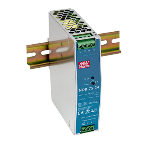 76.8W 48VDC 1.6A Industrial Din Rail Power Supply