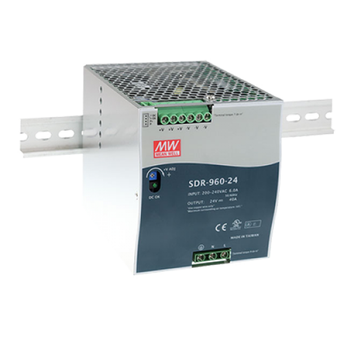 960W 24VDC 40A PFC Industrial Din Rail Power Supply
