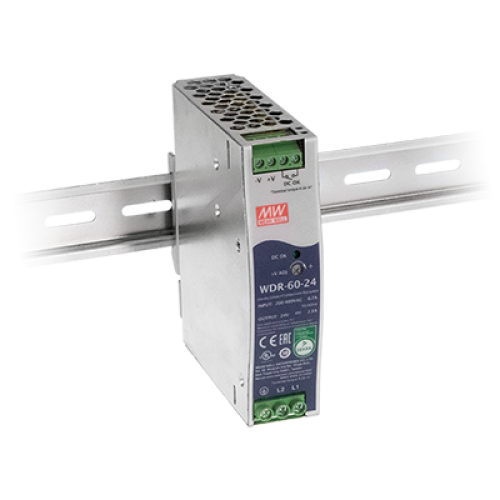 50W 5VDC 10A Ultra Wide Input Industrial DIN Rail Power Supply