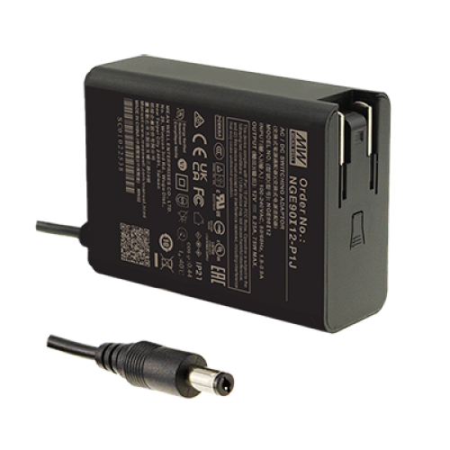 75W 12VDC 6.25A Interchangeable Base Plug Top Adapter
