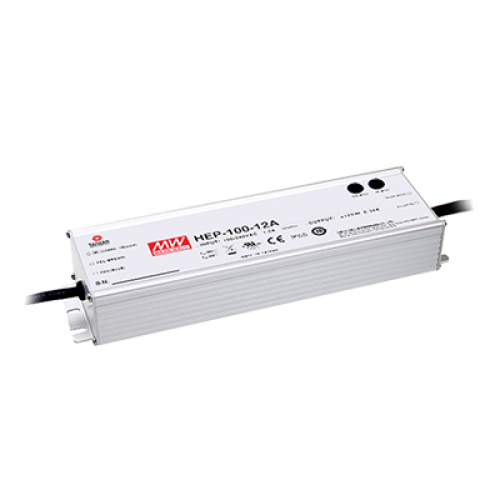 100.08W 12VDC 8.34A Harsh Environment IP65 Rated Power Supply with Adjustable Output Levels
