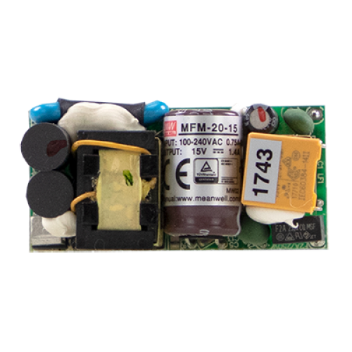 21.6W 24VDC 0.9A High Reliability Medical On Board Open Frame Power Supply