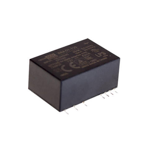 1W 5VDC 200mA SMD PCB Mount Encapsulated Power Supply