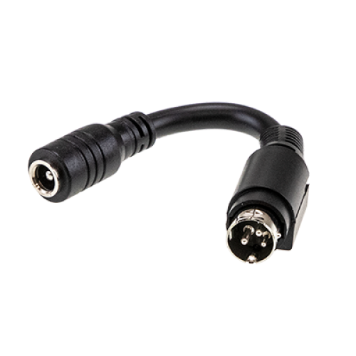 2.1 x 5.5 x 11mm to 2.1 x 5.5 x 11mm Right Angled DC Plug Converter