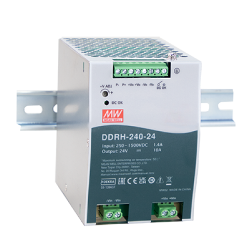 240W 250 ~ 1500VDC Input 48VDC Output DIN Rail Converter