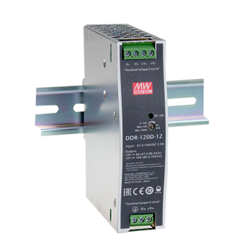 100.8W 9 ~ 18VDC Input 24VDC Output DIN Rail Converter